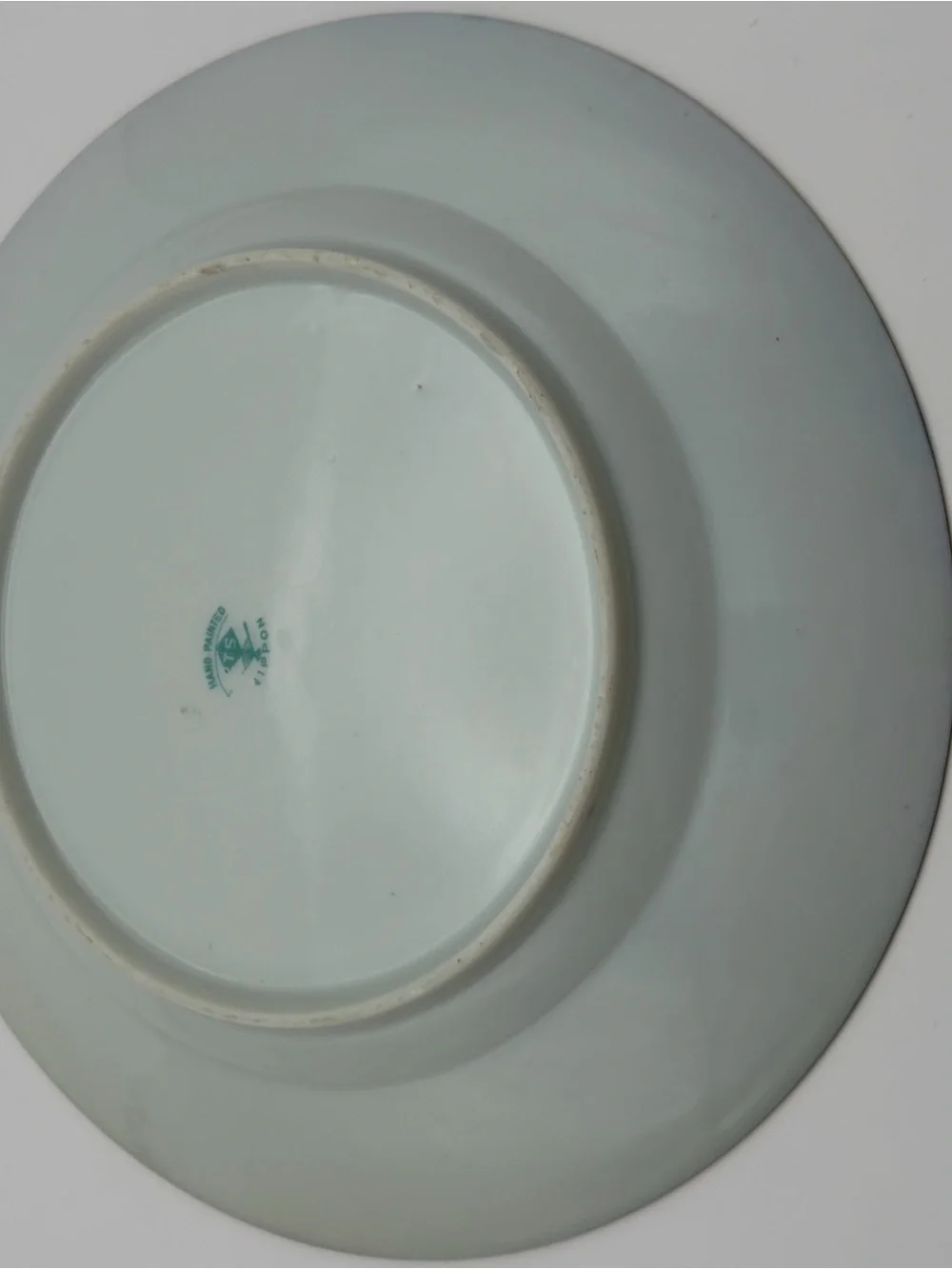 Set of Five Antique TS Nippon Kutani Mount Fuji Plates 7.25” Gold Gilt Japan